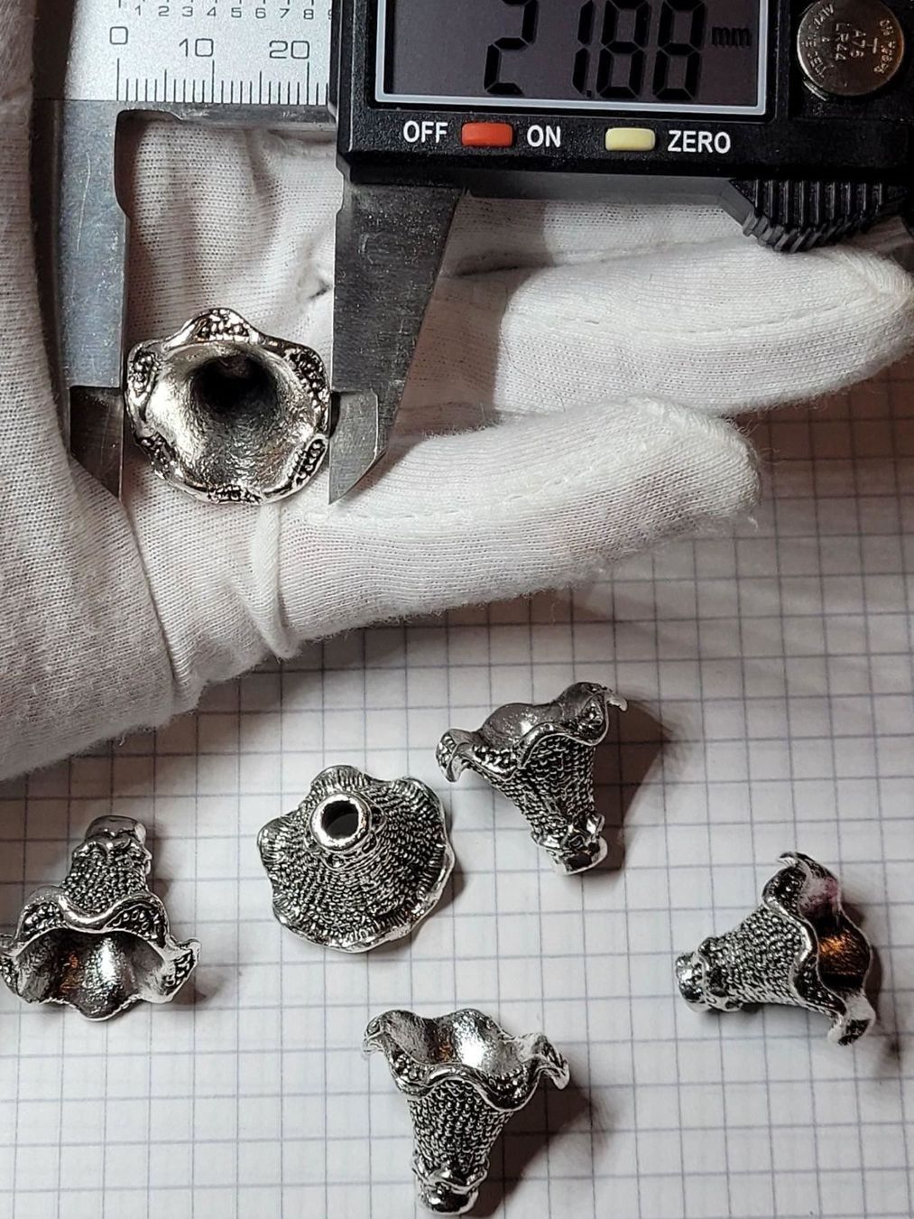 Sonstiger Schmuck: Großes Element basteln Perle zwischenelement space Kette – Neu (gemäss Beschreibung) aus Riedt b. Erlen von Gottestraene 6