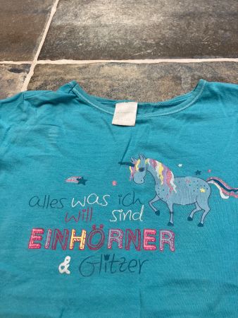 Sommer Pyjama Einhorn von Schiesser, 116