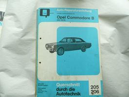 0LDTIMER REPARATURANLEITUNG OPEL  COMMODORE B GS GS/E 1974
