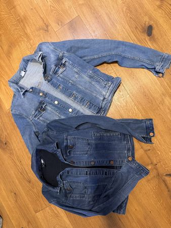 H&M Jeans Jacken, Gr. 42 hell & dunkel