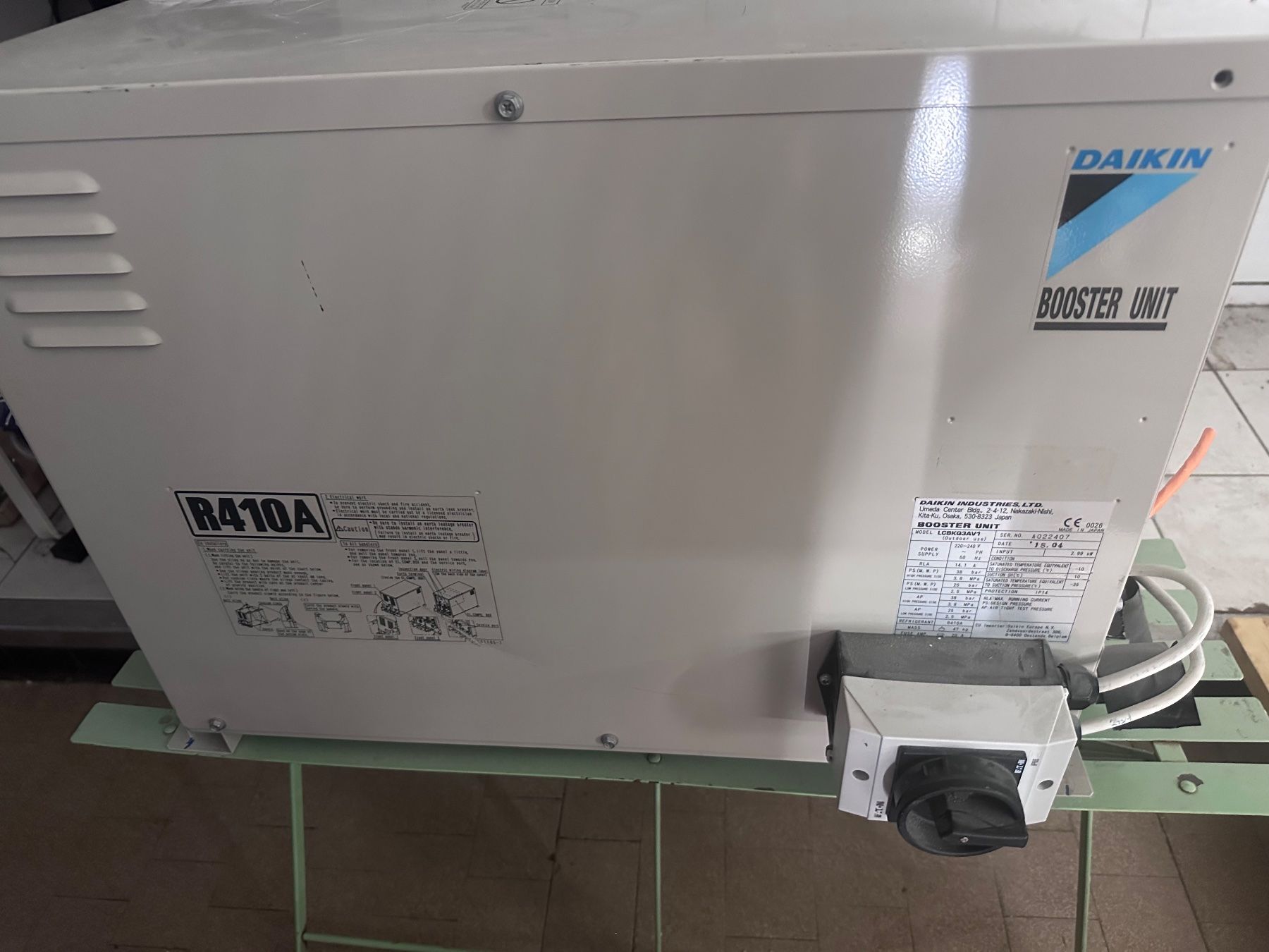 Frigoriferi: Daikin Booster Unit + Walter Roller Wärmetauscher – Usato da Luzern venduto da lebaraswiss 1