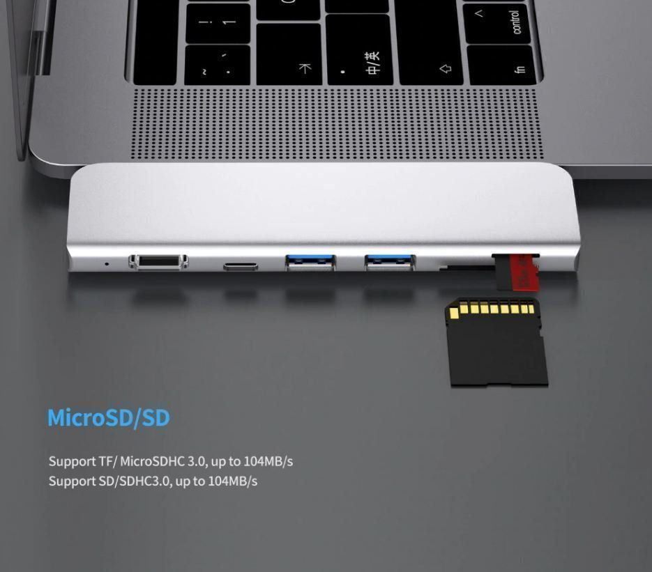 Hub & Switch: Apple Pro/Air 2018/19 USB 3.1 Typ-C-Hub – Nuovo e nell'imballaggio originale da Unterägeri venduto da RmOnline 4