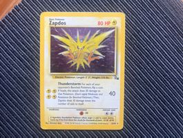 Pokemon Zapdos holo Fossil englisch