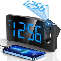 Projektionswecker Nachttisch Digitaluhr 180 Projektor 9