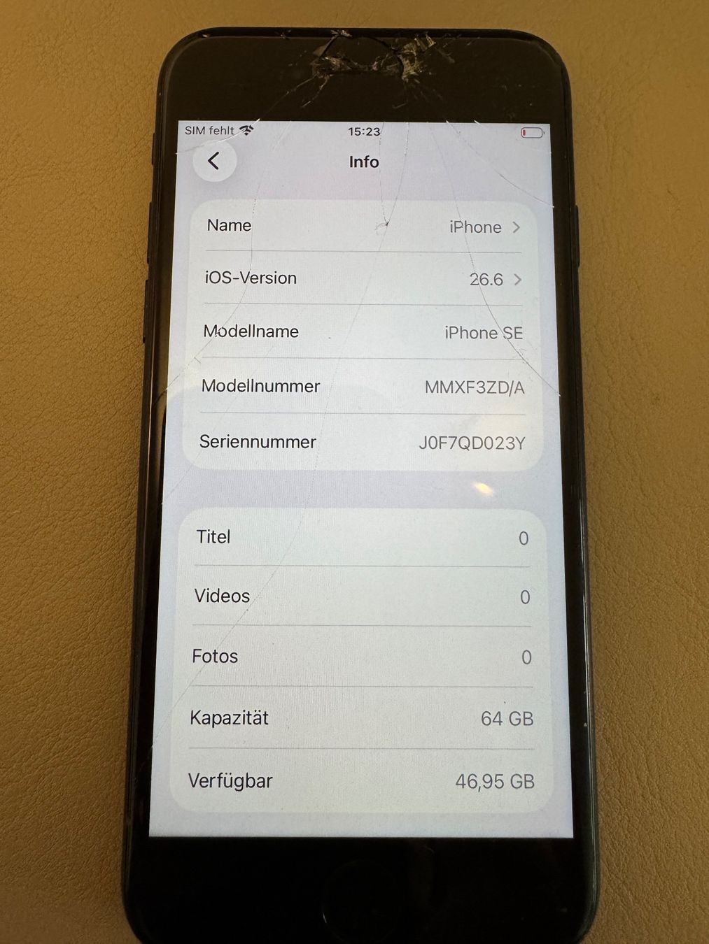 Apple Portables: iPhone SE 3 2022 – Défectueux à Adliswil par Busys 1