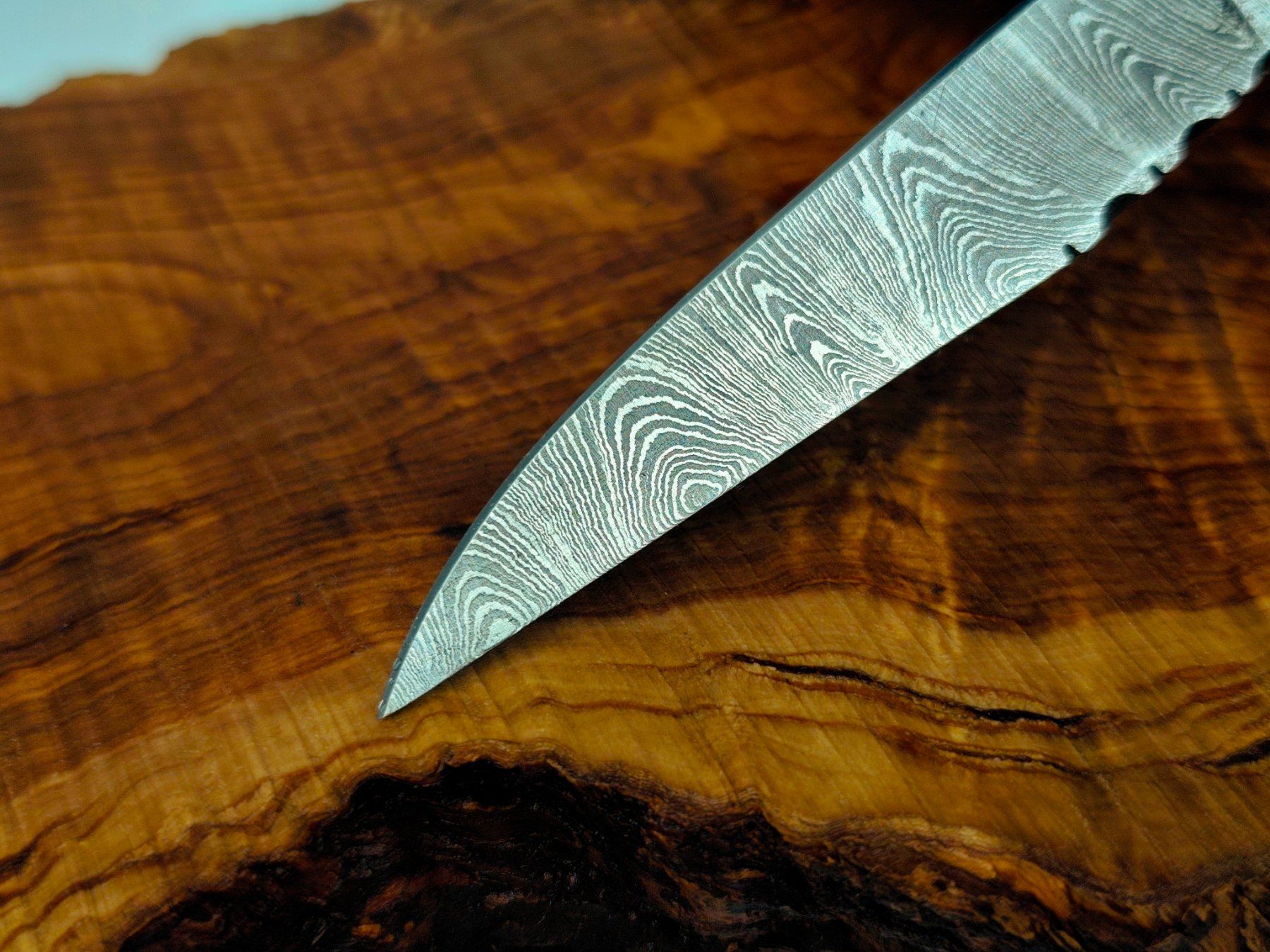 Accessori: Laguiole Damast Messer Klappmesser echtes Damastmesser – Nuovo e nell'imballaggio originale da Arlesheim venduto da Premius_1 2