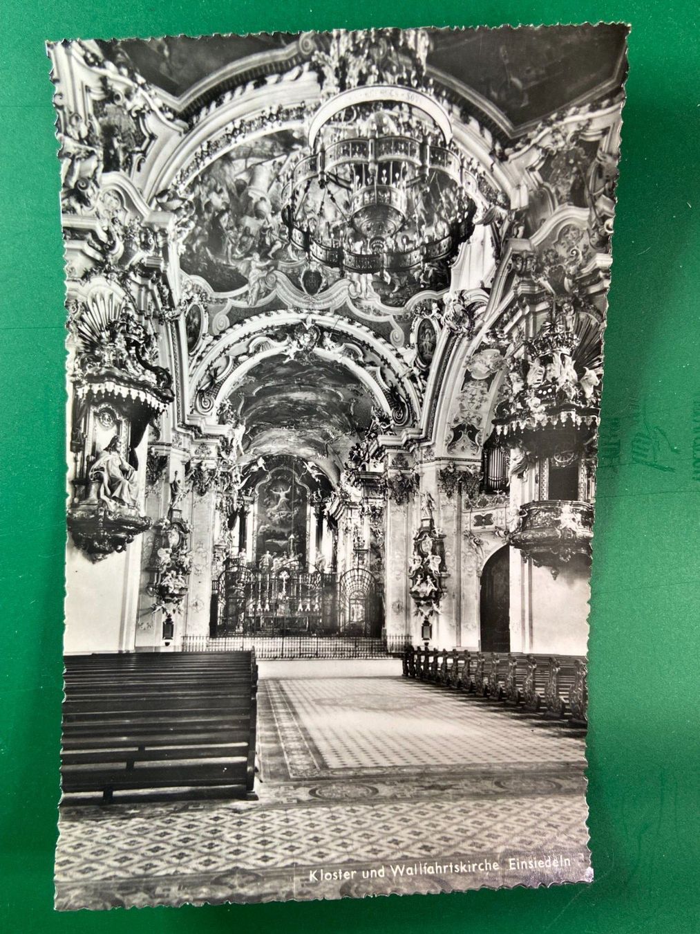 Cartoline postali: Kloster- und Wallfahrtskirche Einsiedeln – Usato da Steg VS venduto da danwer74