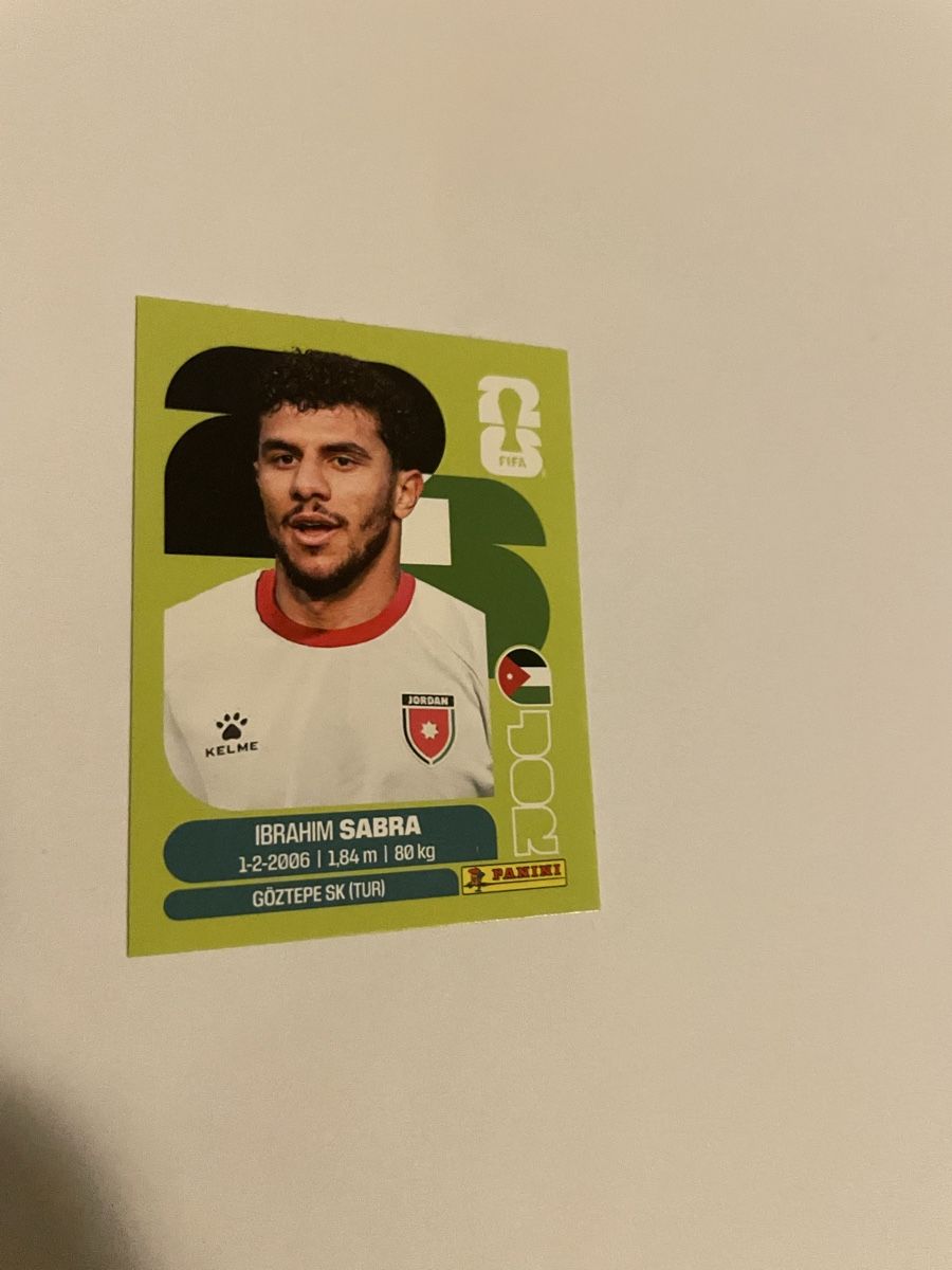 Panini Carte collezionabili: FIFA WM 2026 Ibrahim Sabra JOR 20 – Nuovo (secondo la descrizione) da Winterthur venduto da Cobraforce