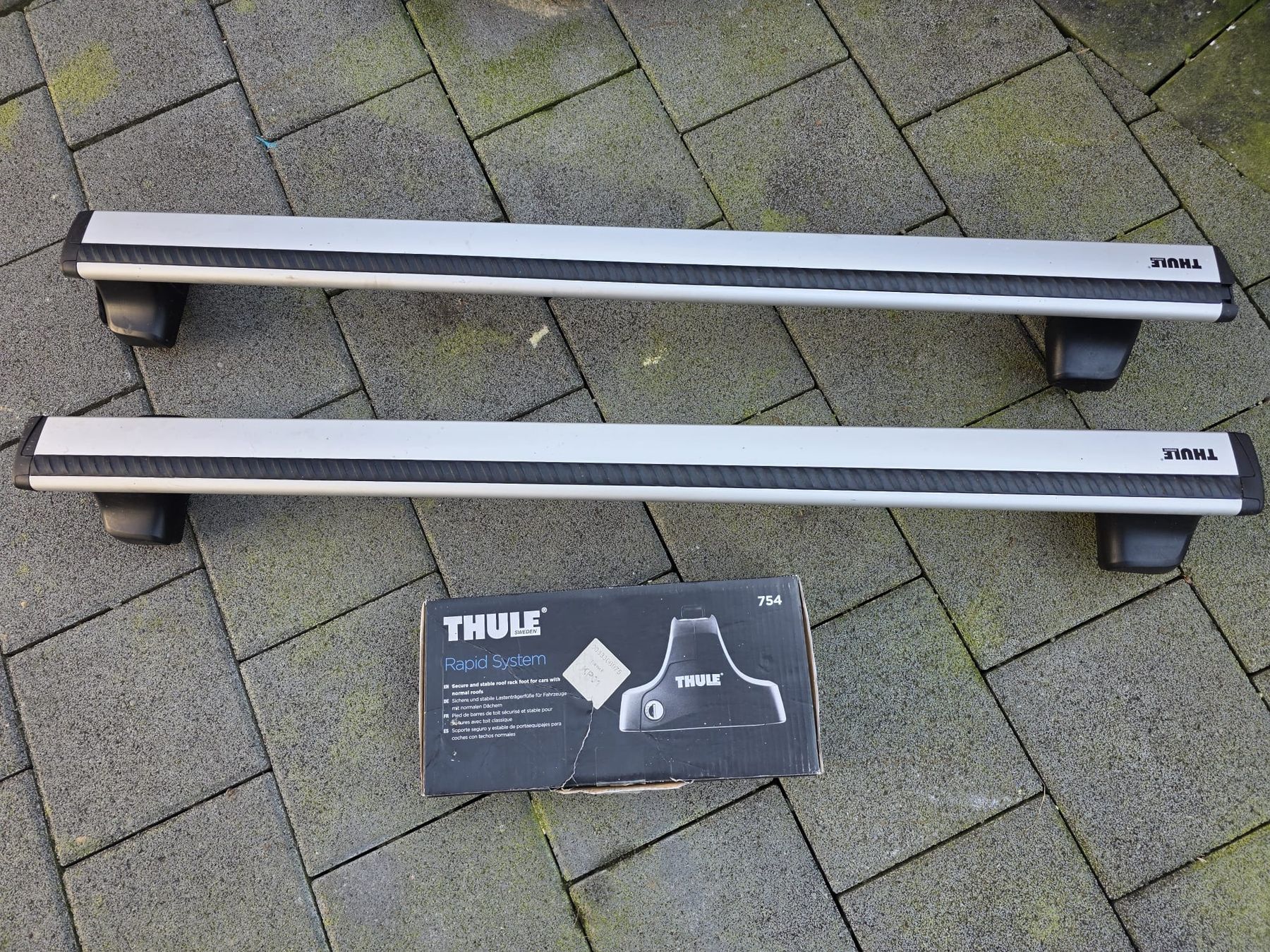 Portapacchi: Thule Rapid System 754 mit Wingbar Dachträger – Usato da Grasswil venduto da Natali.H