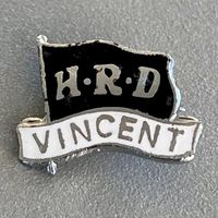 Badge moto H.R.D Vincent 