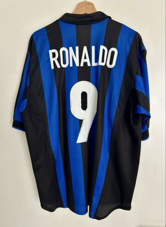 Original Inter Milan Ronaldo 9 L Trikot Maillot Retro