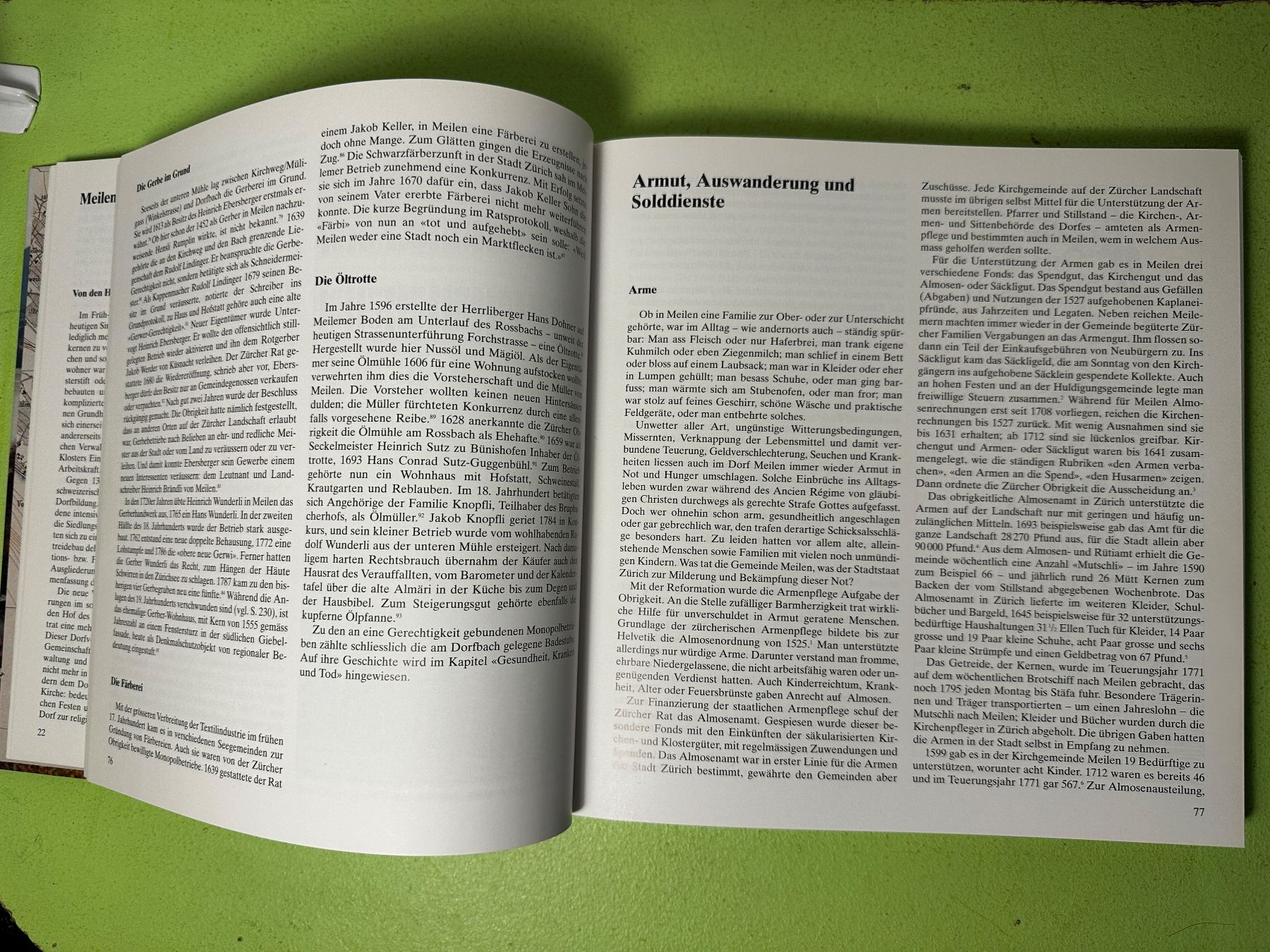 Libri: Peter Ziegler, Peter Kummer: Geschichte der Gemeinde Meilen. – Usato da Zürich venduto da allp 6