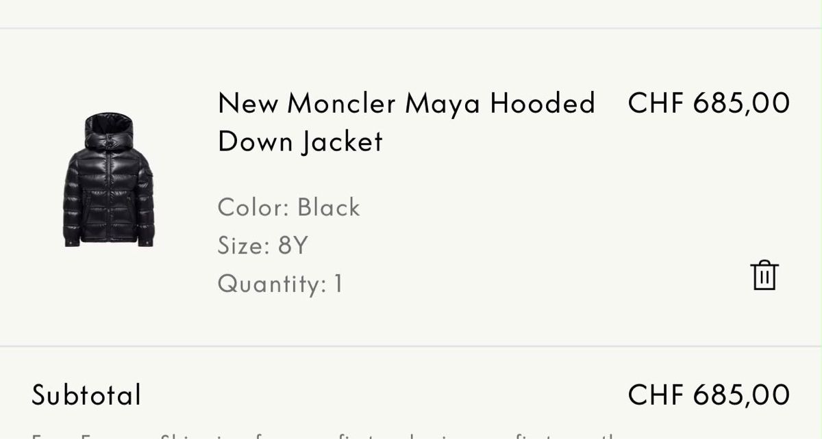 Moncler Jacken: Moncler Daunjacket für Kinder  – Gebraucht aus Uetliburg SG von Luca8645 9