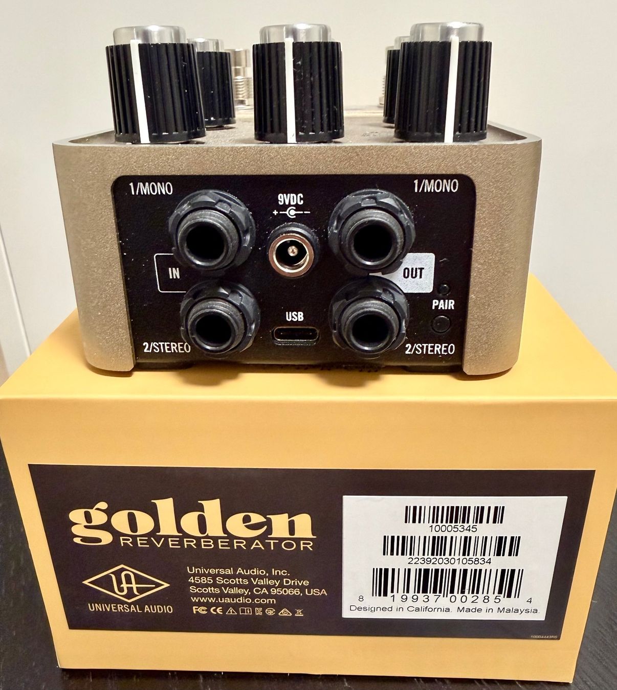 Universal Audio Strumenti musicali: UAFX Golden Reverberator with Midi control – Usato da Veyrier venduto da rom_q7qt 1