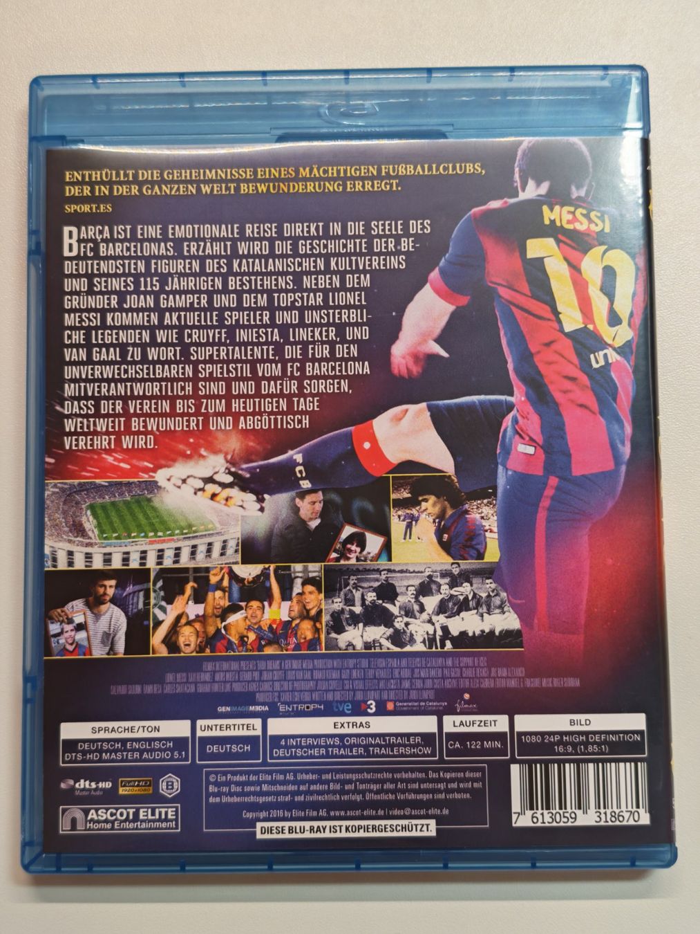 Tutti i DVDs: Barca - Der Traum vom perfekten Spiel – Usato da Liestal venduto da Kratzilla 3
