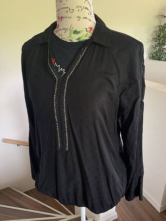 Bluse Cecil Grösse S schwarz tolles Muster
