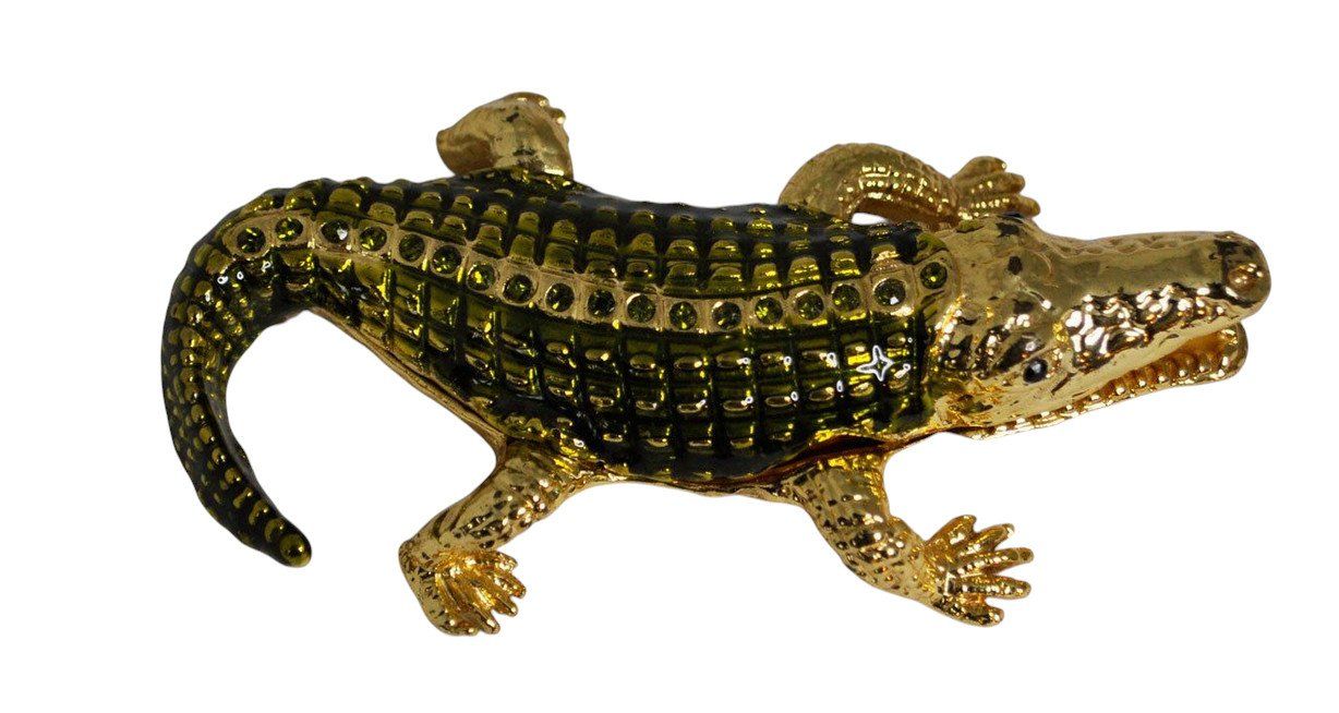 Statuette: Dose, Krokodil, Figur – Nuovo e nell'imballaggio originale da Bottenwil venduto da anh_5brz