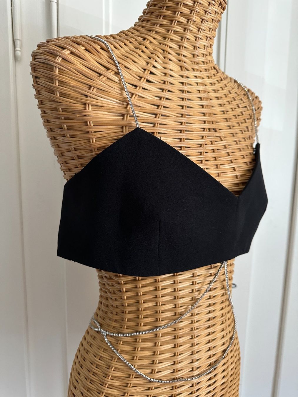 Zara Tops: ZARA - Oberteil schwarz mit Strass S – Gebraucht aus Zürich von Diazaio 1