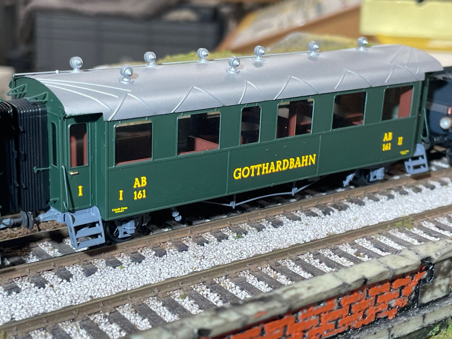 Born Modellini di ferrovie: Born, Gotthardbahn - 3 er Wagen-Set – Nuovo (secondo la descrizione) da Krummenau venduto da ferrotech 1