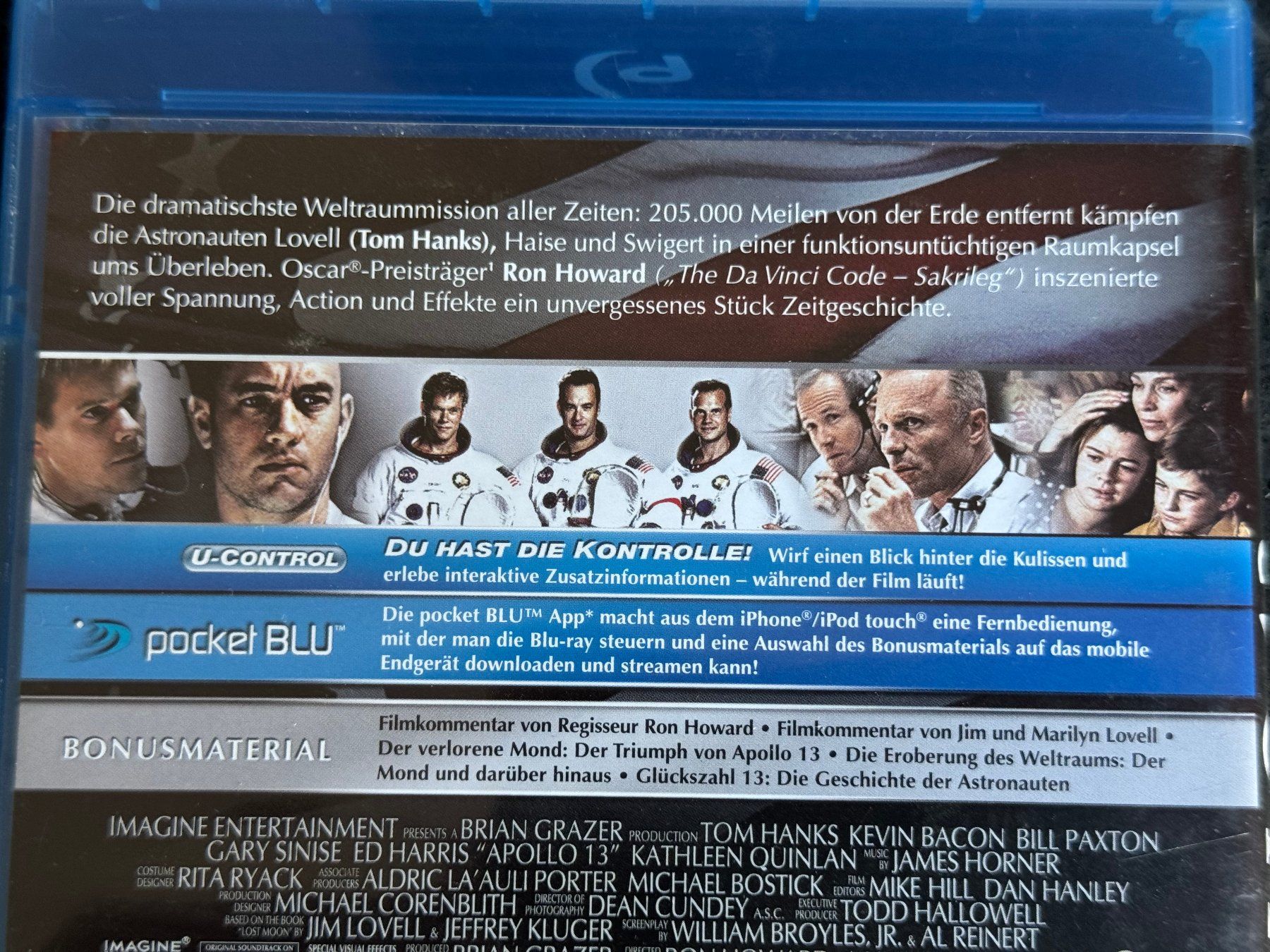 Tutti i DVDs: Apollo 13 Ron Howard Film Blu-ray Disc – Usato da Fribourg venduto da tschjoly 2