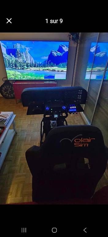Giochi: Châssis simulator Vol air + Yoke   – Usato da Les Acacias venduto da ge5_6typ 1