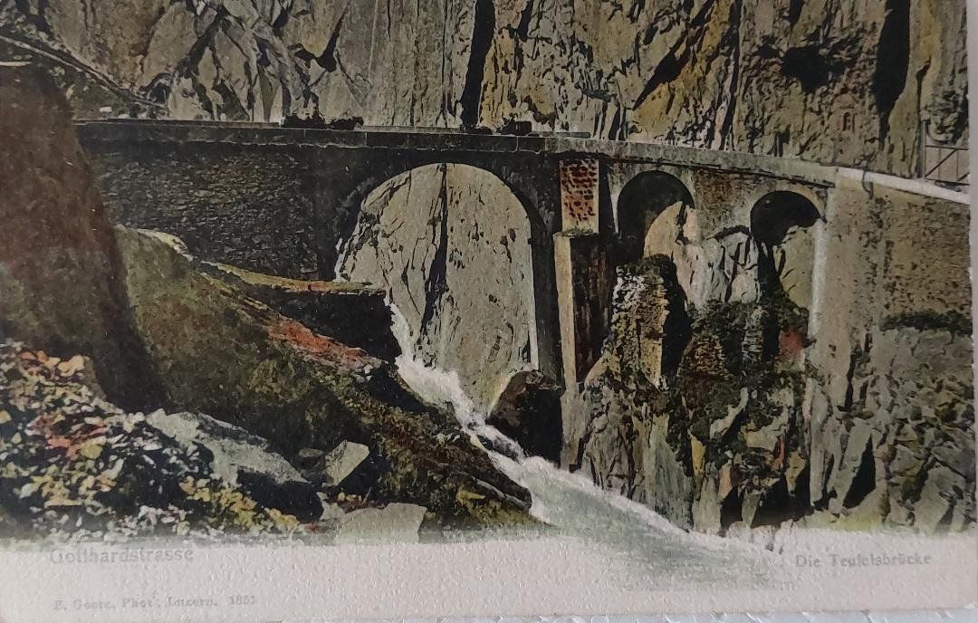 Cartes postales: TEUFELSBRÜCKE - Gotthardstrasse – D'occasion à Delémont par Domdom1