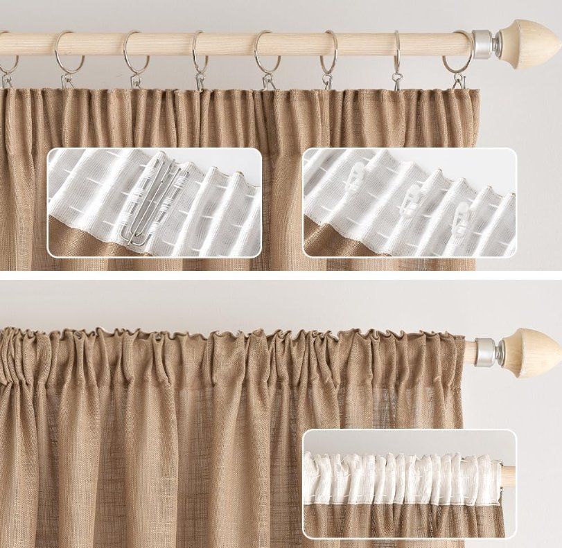 Vorhänge: Vorhänge Leinen 2er Set BxH 140x260cm – Neu (gemäss Beschreibung) aus Adlikon b.Regensdorf von MK-VORHANGSERVICE 2