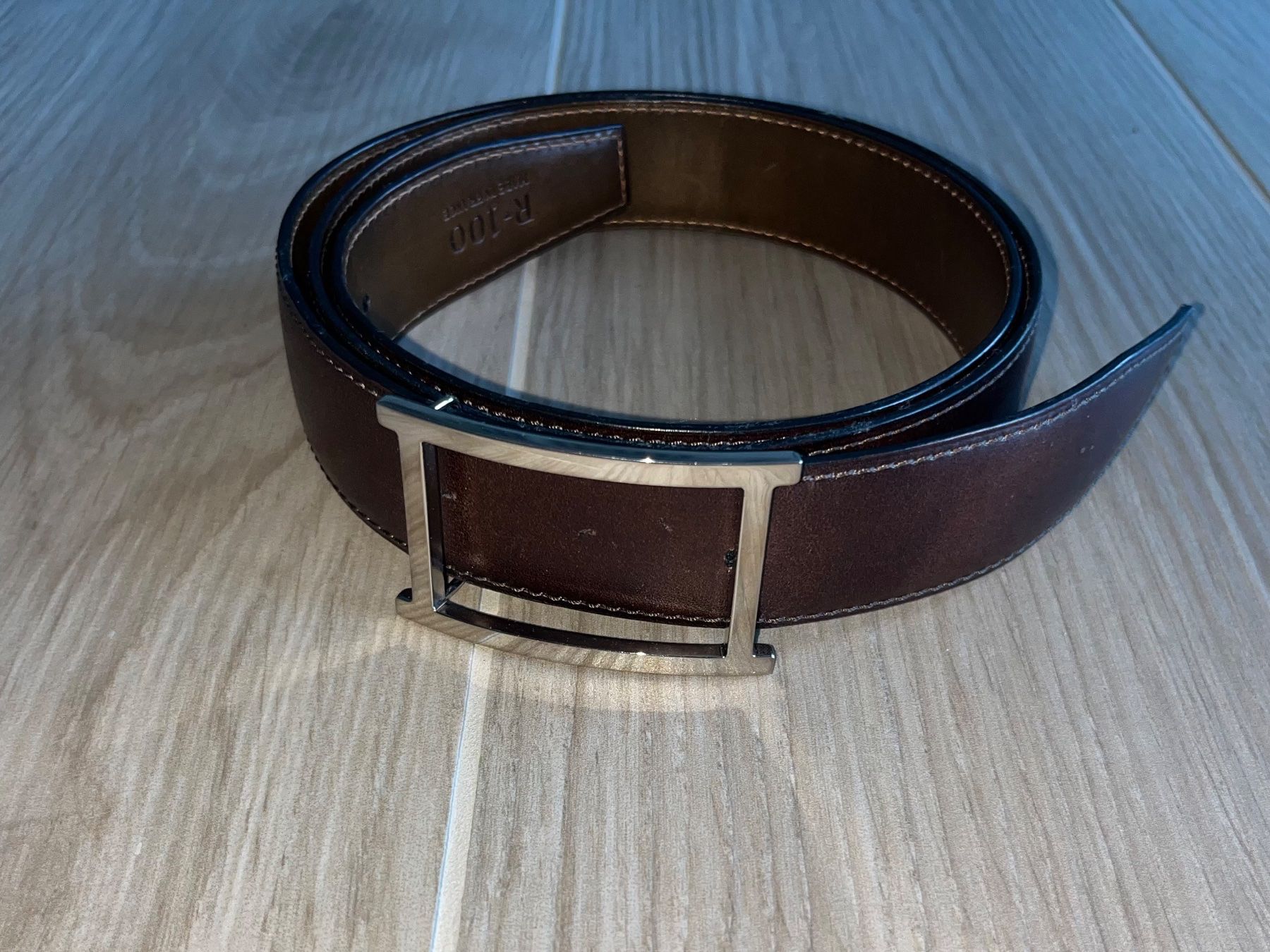 Cinture: Ceinture J.M. Weston réversible – Usato da Givrins venduto da Nicolux01 1