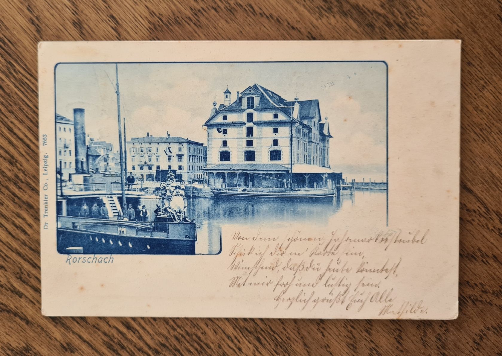 Cartoline postali: Rorschach 1899 – Usato da Ebikon venduto da Donar50
