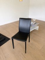 Stuhl Kunstleder schwarz Esszimmerstuhl