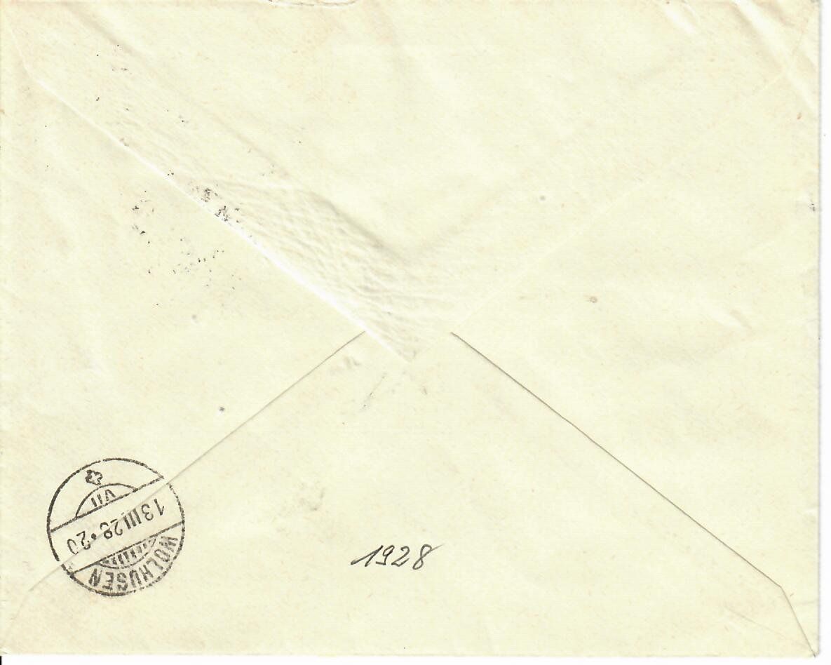 Tous les timbres: R - Brief Malters 1928 – D'occasion à Hochdorf par Ziegel-16 1