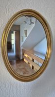 Spiegel oval Goldrahmen. Letzte Gelegenheit vor Räumung.