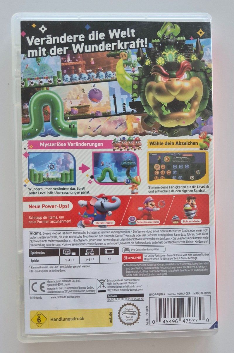 Nintendo Spiele: Super Mario Bros. Wonder - Nintendo Switch – Gebraucht aus Wädenswil von Busch2007 1
