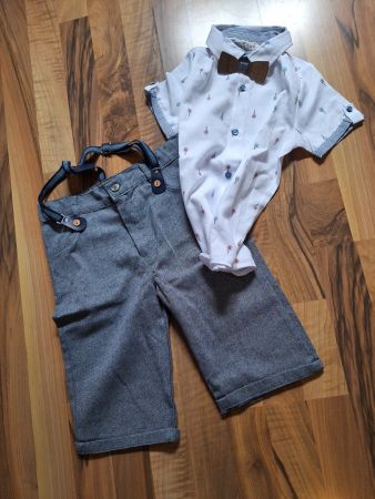 Festliches Set für Jungen, für 5 - 6 Jährig Hemd+Hose+Fliege