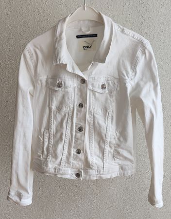 Only Jeansjacke, weiss, Grösse 40, Top Zustand!