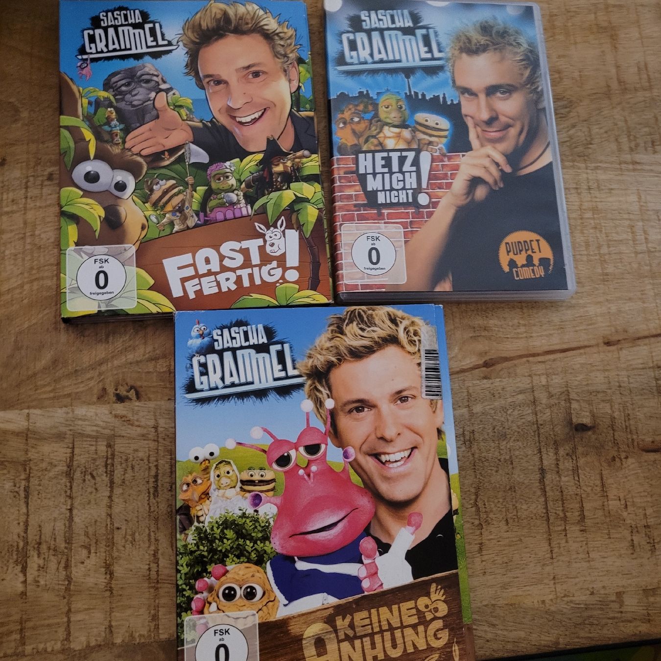 Alle DVDs: Sascha Grammel 3 dvds stand up comedi – Gebraucht aus Volketswil von uffdu