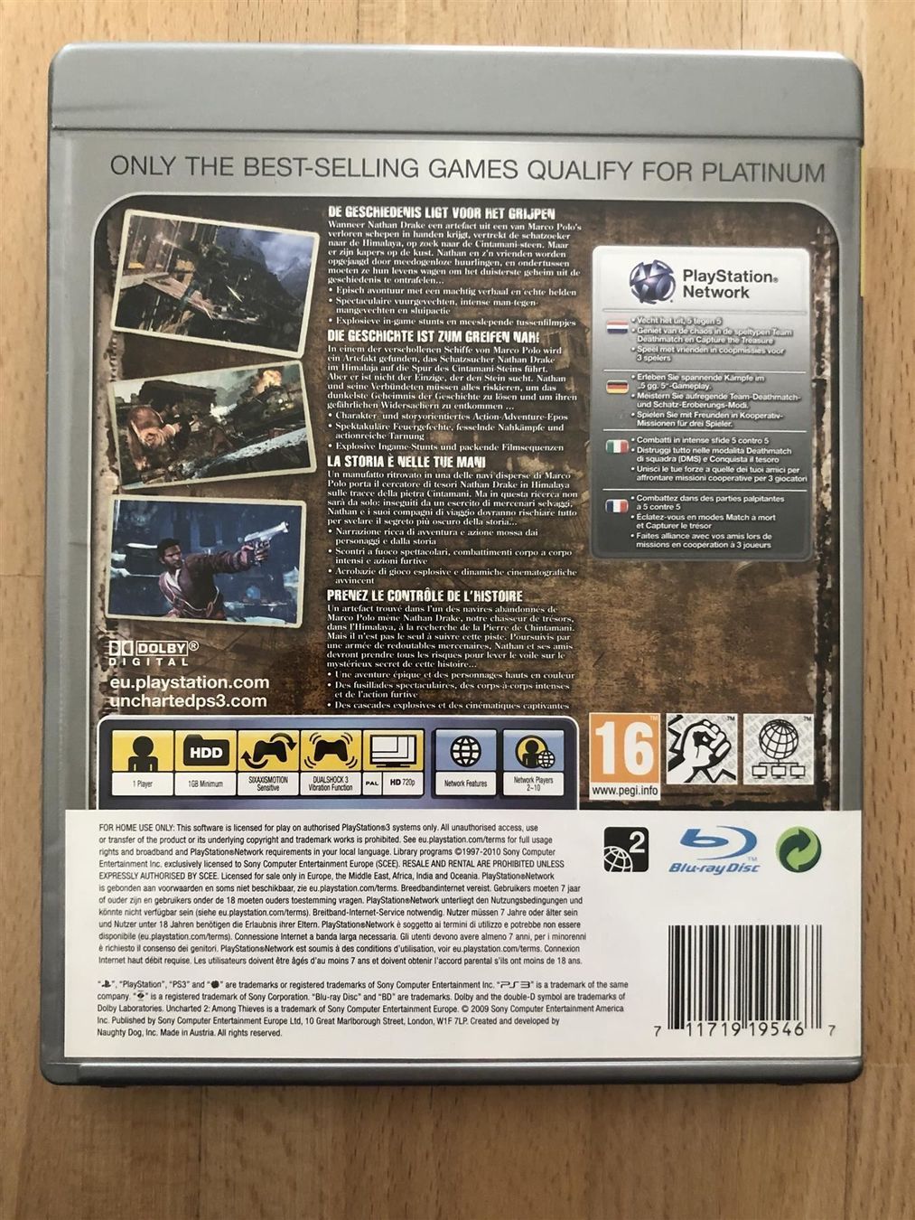 Giochi: Uncharted 2 - PS 3 – Usato da Nussbaumen AG venduto da Pika-Shop 1