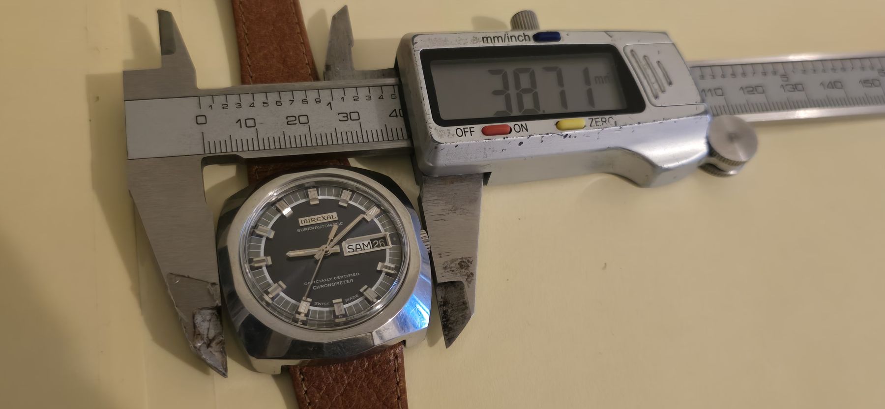 Mirexal Orologi: Montre Mirexal Superautomatic Chronometre Rare  – Usato da Grand-Lancy venduto da Montre-Swiss 5