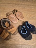 Kids Shoes Bundle: Boots, Slippers, & Moccasins, Size 23