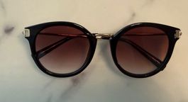 Sonnenbrille LeSpecs, Last Dance, vintage, Schwarz/Gold