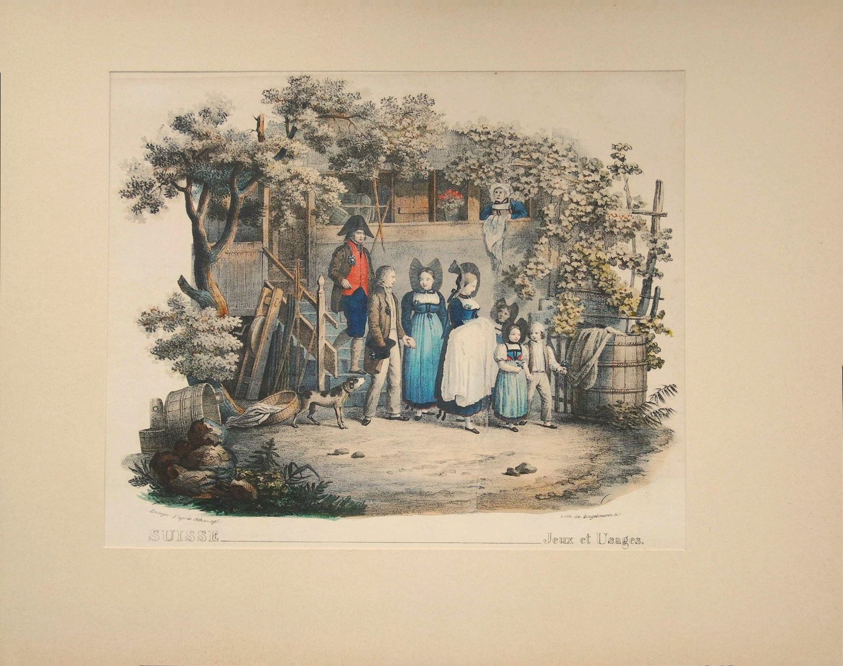 Stiche: Emmental Taufe von Zwinger 1825 – Gebraucht aus Rafz von Helvet32 2