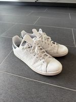 Sneaker Adidas Stan Smith weiss schwarz gebrauchter Zustand