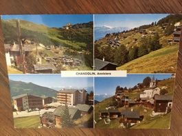 Alte Ansichtskarte von Chandolin, Anniviers