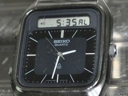 Seiko Chrono Alarm Automatischer Kalender Quartz Stahl