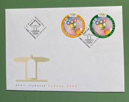 Ersttagsbrief Schweiz Olympia Sydney 2000 gestempelt
