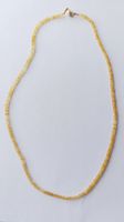 Collier ras de cou en Citrines facettées, fermoir or 18k!