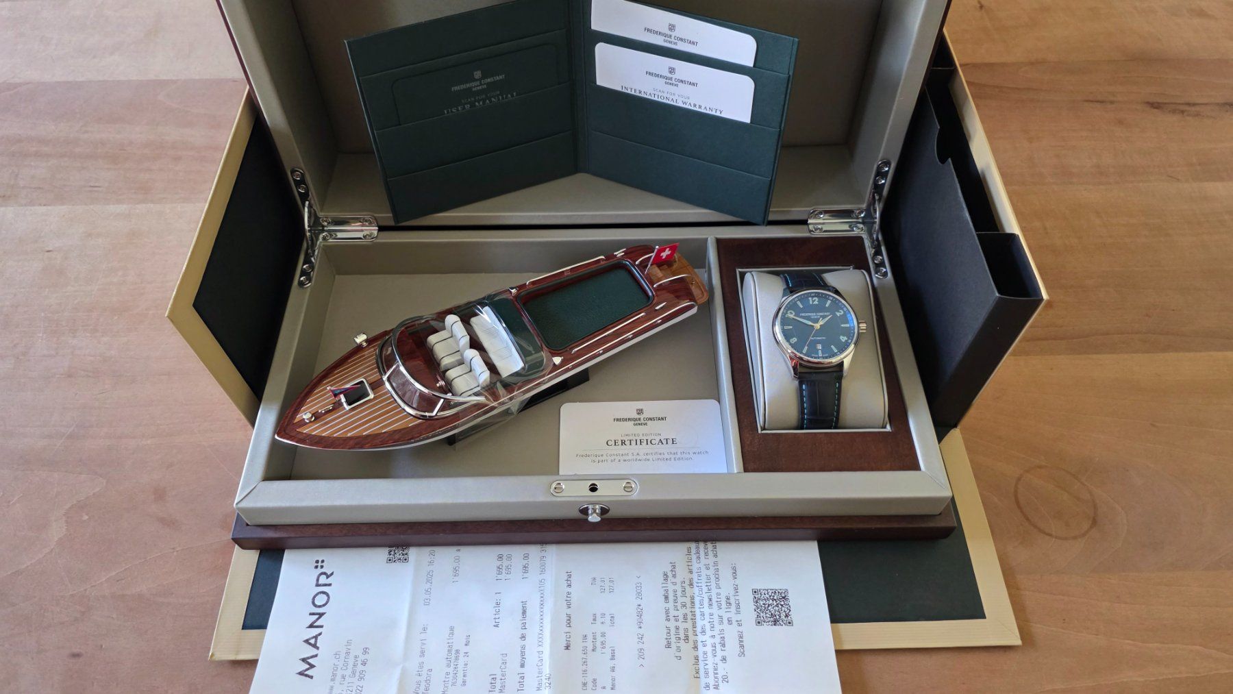 Frederique Constant Orologi: FREDERIQUE CONSTANT - RUNABOUT AUTOMATIC MIT GARANTIE – Usato da Bern venduto da Wouross 1