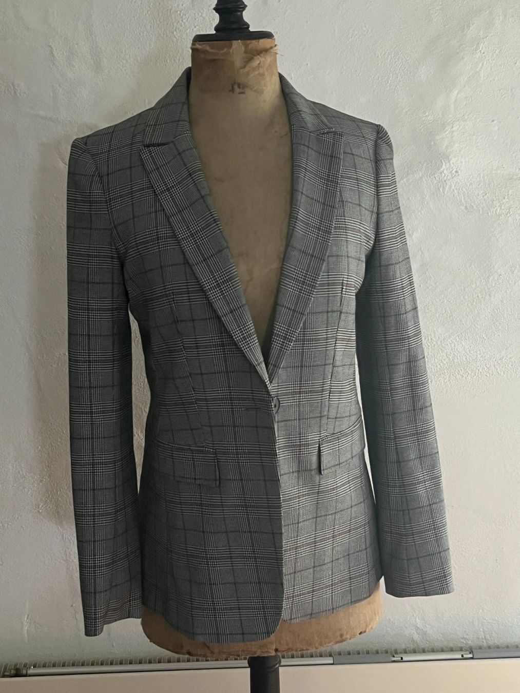 H&M Giacche: Blazer Grau-Karomuster H&M – Usato da Utzenstorf venduto da samaly