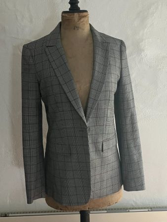 Blazer Grau-Karomuster H&M