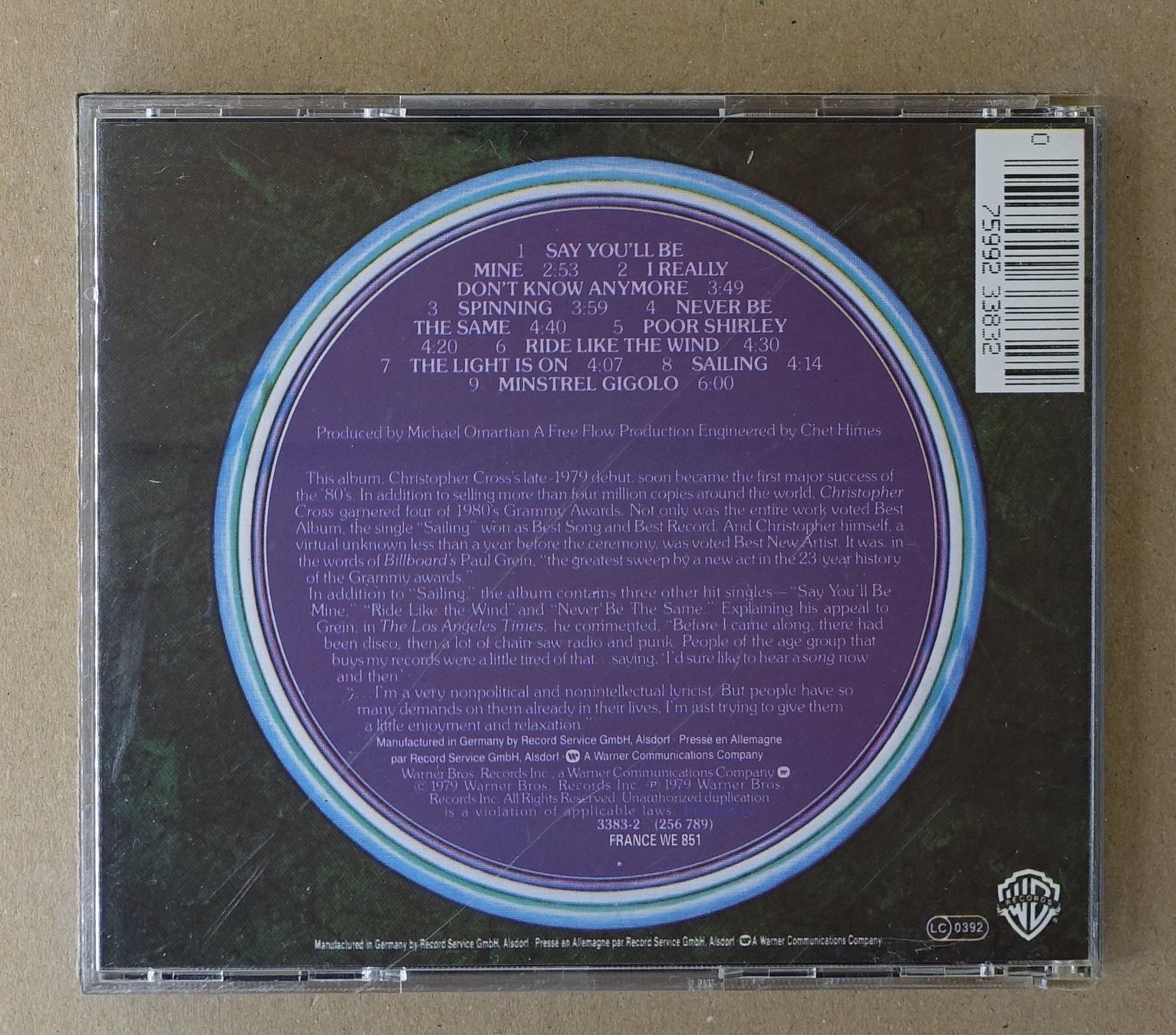 CD: Christopher Cross - D13 – Usato da Sessa venduto da discoverymedia 1